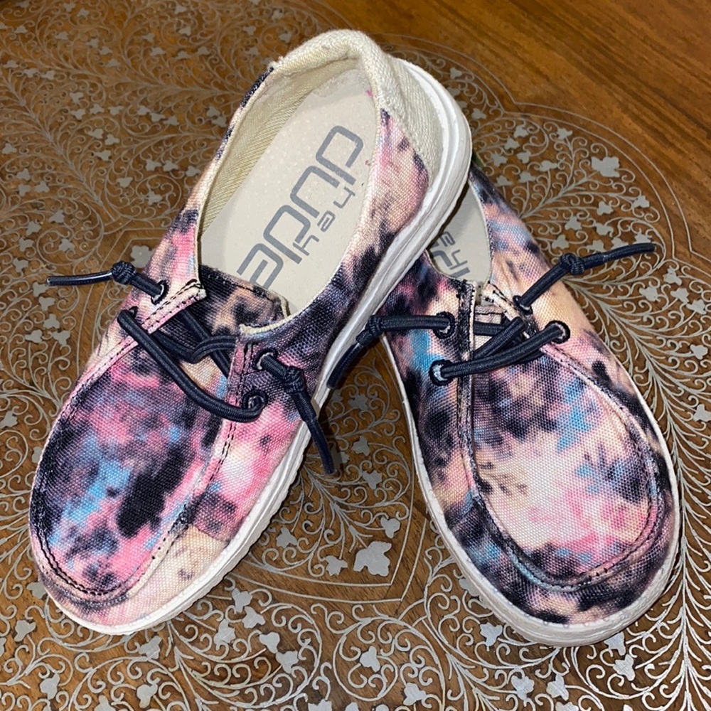Hey Dude Tye Dye Navy Pink